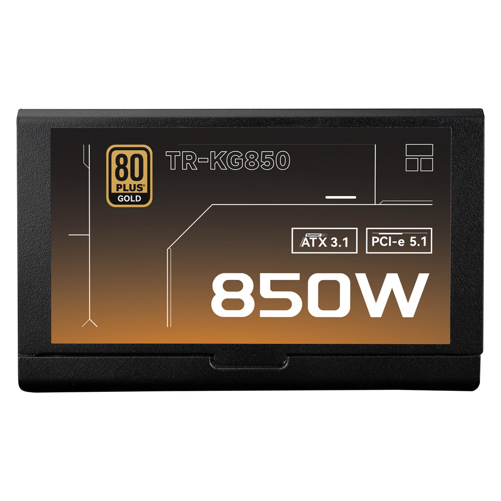850W 80+ Gold modular PSU, ATX 3.1 kg850