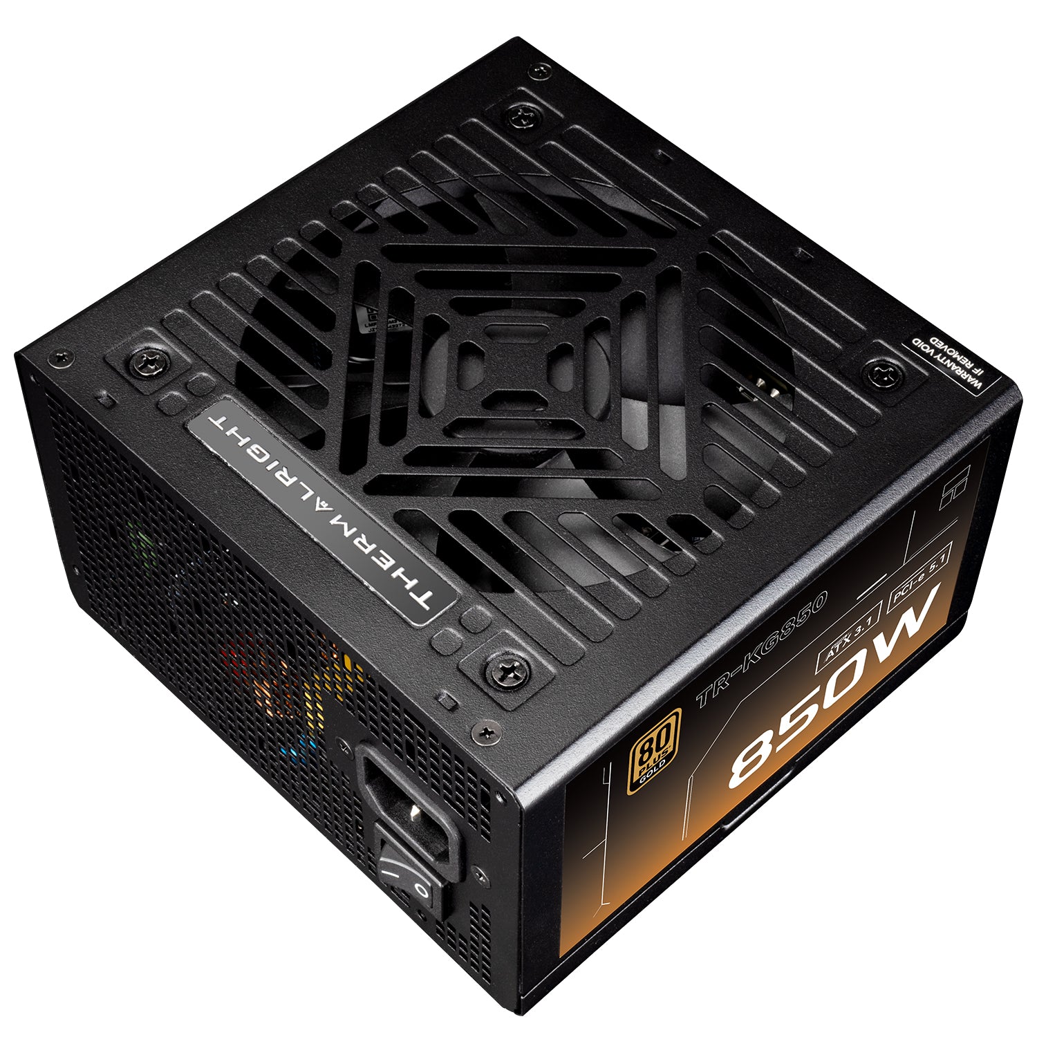 850W 80+ Gold modular PSU, ATX 3.1 kg850