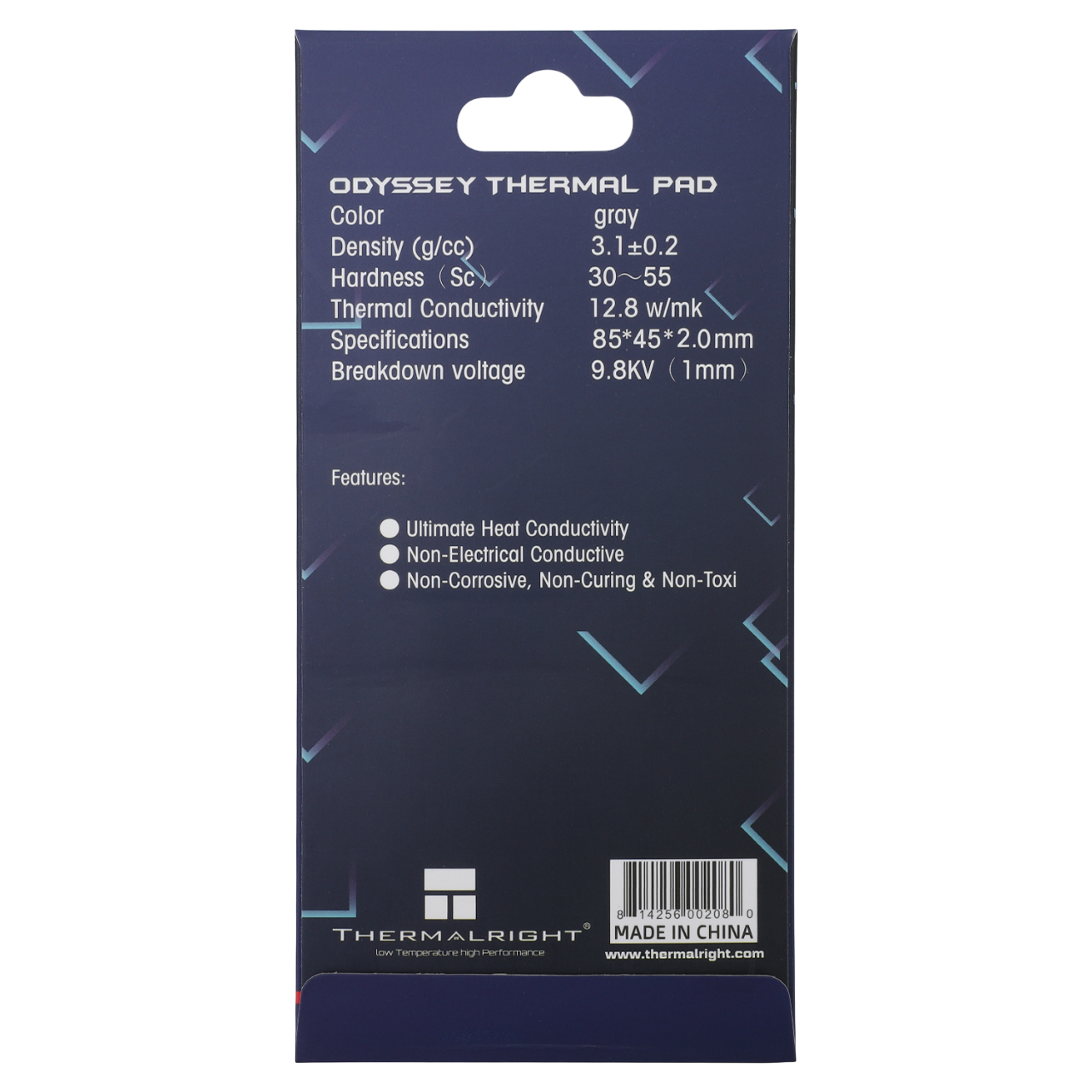 Thermalright Extreme Odyssey – Pad Térmico (85X45X2MM 14.8 W/MK)