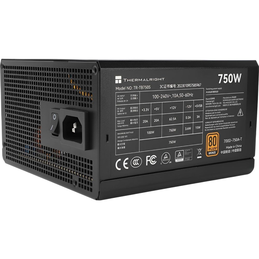 THERMALRIGHT 750W 80+ BRONZE NON MODULAR PSU