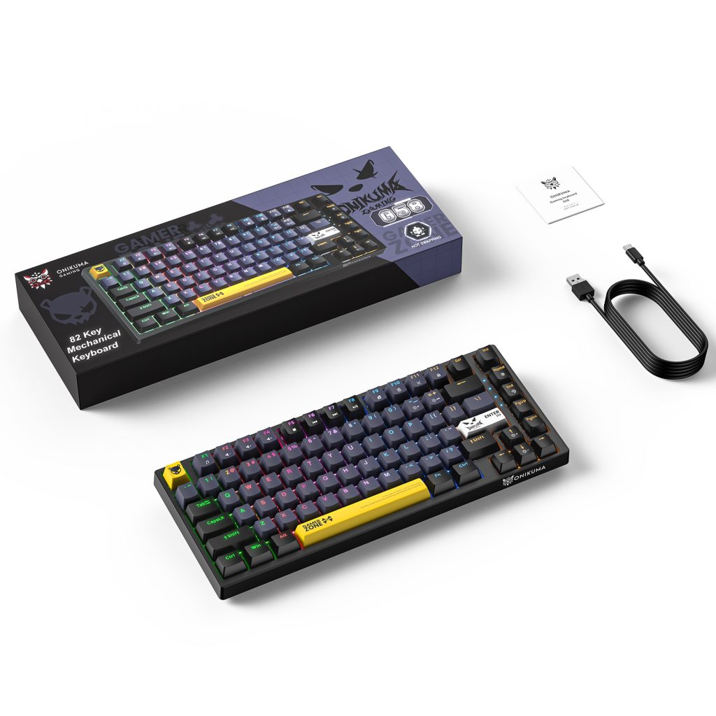 ONIKUMA G58 HOT SWAPPABLE BLACK
