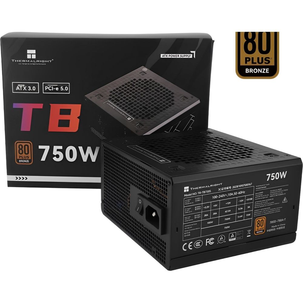 THERMALRIGHT 750W 80+ BRONZE NON MODULAR PSU