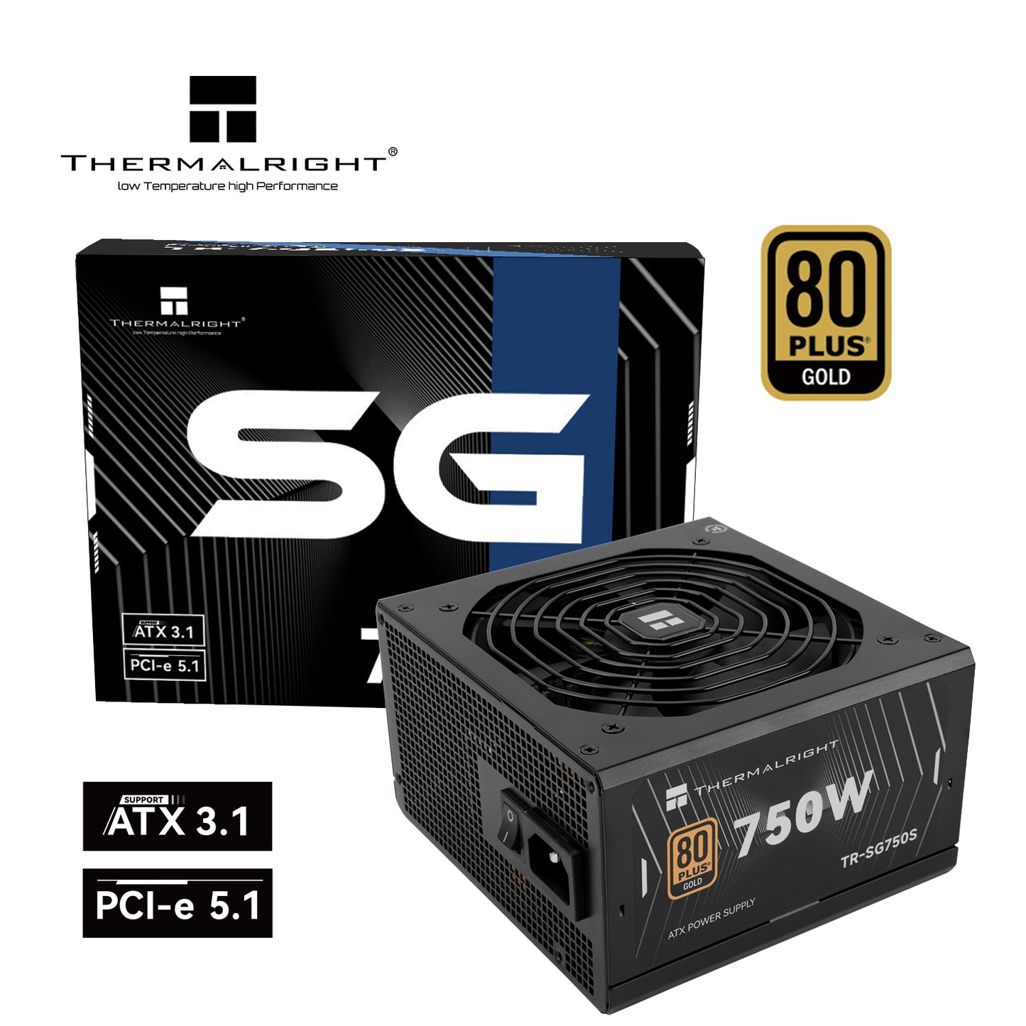 TR-SG 750S 80+ GOLD NON MODULAR ATX 3.1