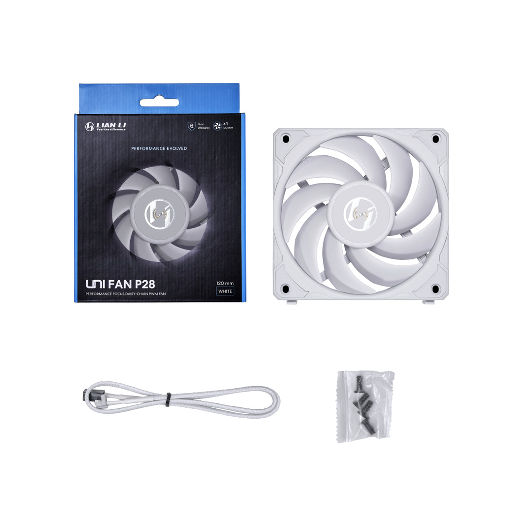 UNI FAN P28 WHITE (1 PCS)