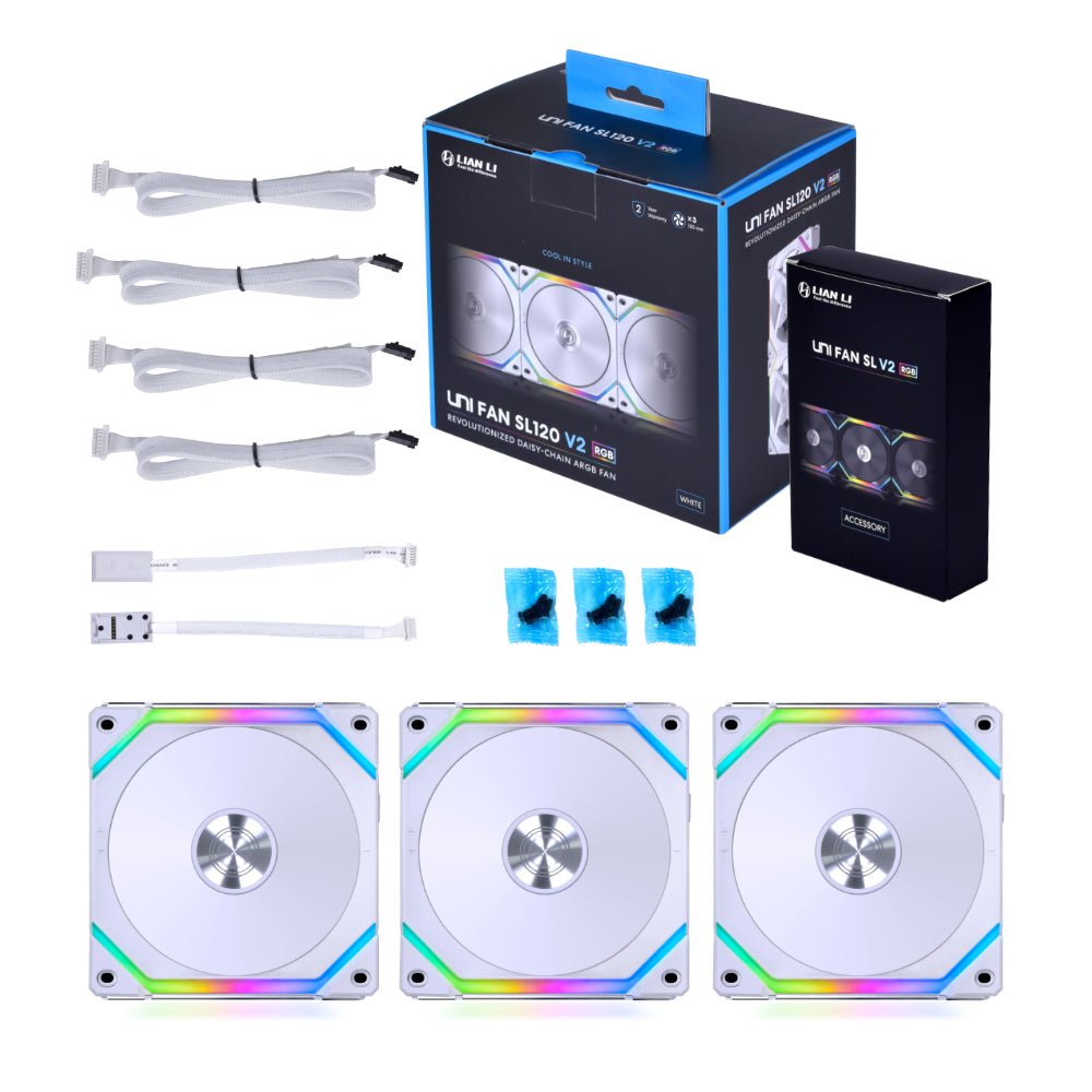 SL V2 120  WHITE (3 FAN)