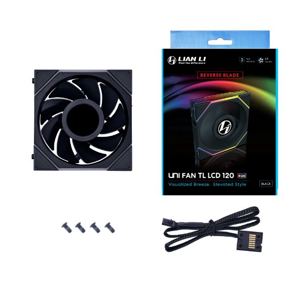 UNI FAN TL LCD 120 REVERSE (1 FAN)
