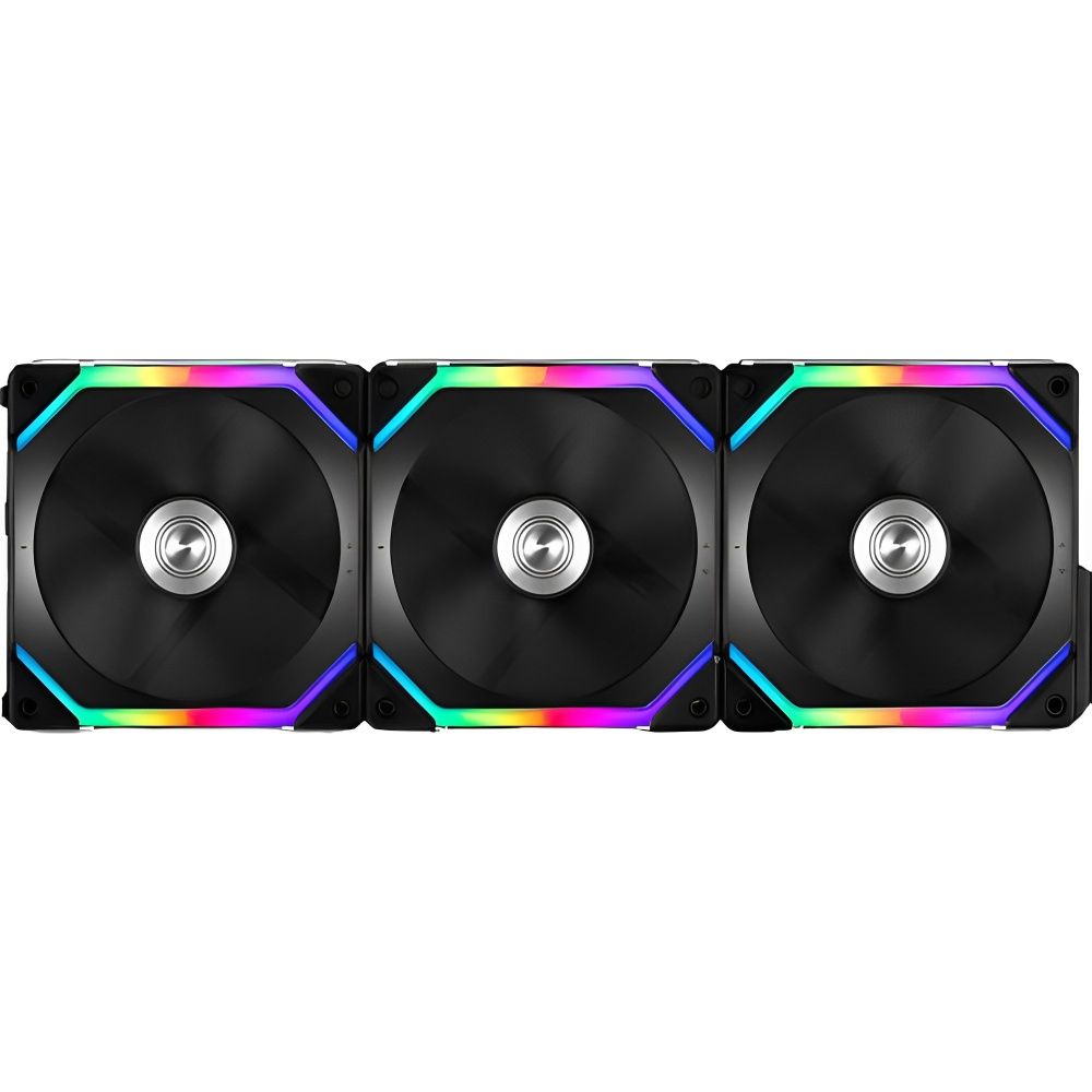 UNI FAN SL 120 TRIPLE  NEGRO (3 FAN)