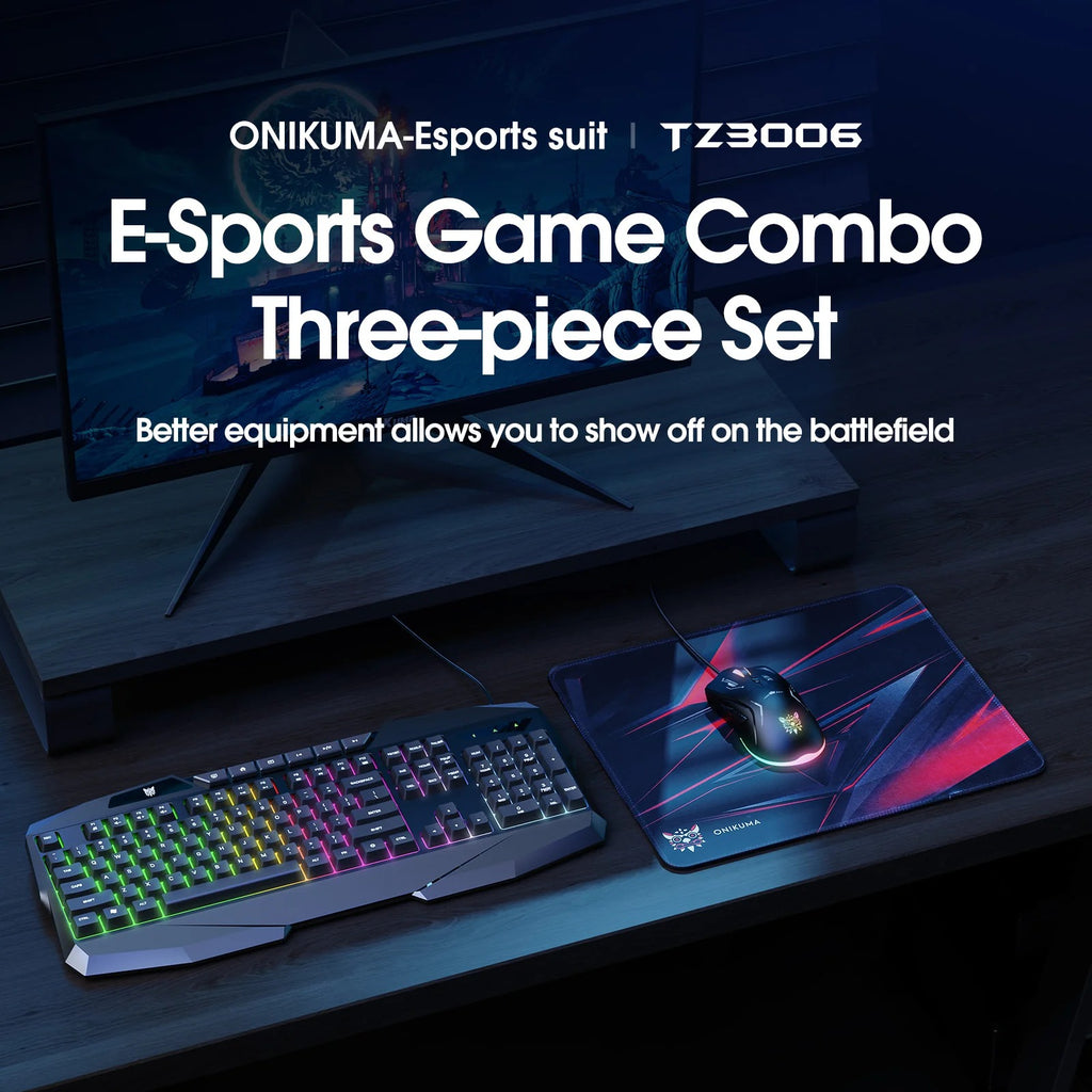 TZ3006 (3 en 1) Teclado+Mouse+Mousepad