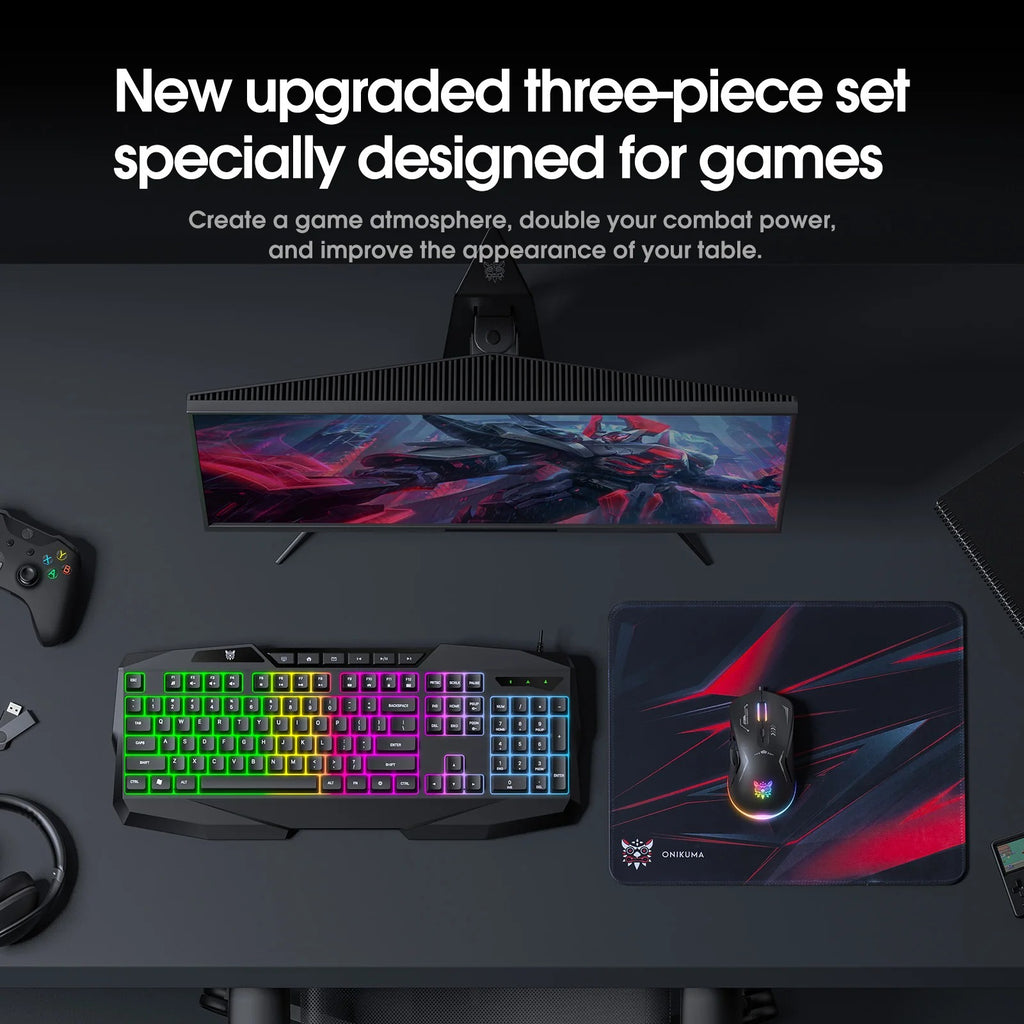 TZ3006 (3 en 1) Teclado+Mouse+Mousepad